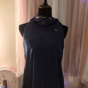 Nike Women's Navy Blue Tank Top